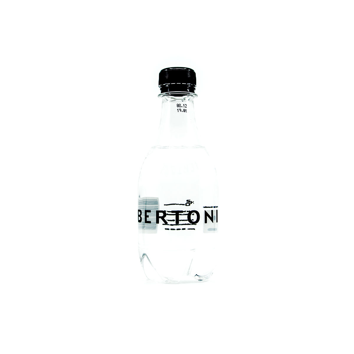 Portfolio med promotion vandflaske for Bertoni af freelance marketingkonsulent og freelance marketing konsulent i Randers Marketingsnedkeren