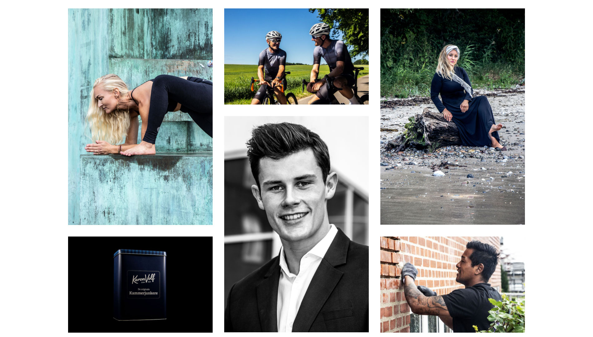 Portfolio med webdesign for Fotograf Henrik Espensen af freelance marketingkonsulent og freelance marketing konsulent i Randers Marketingsnedkeren
