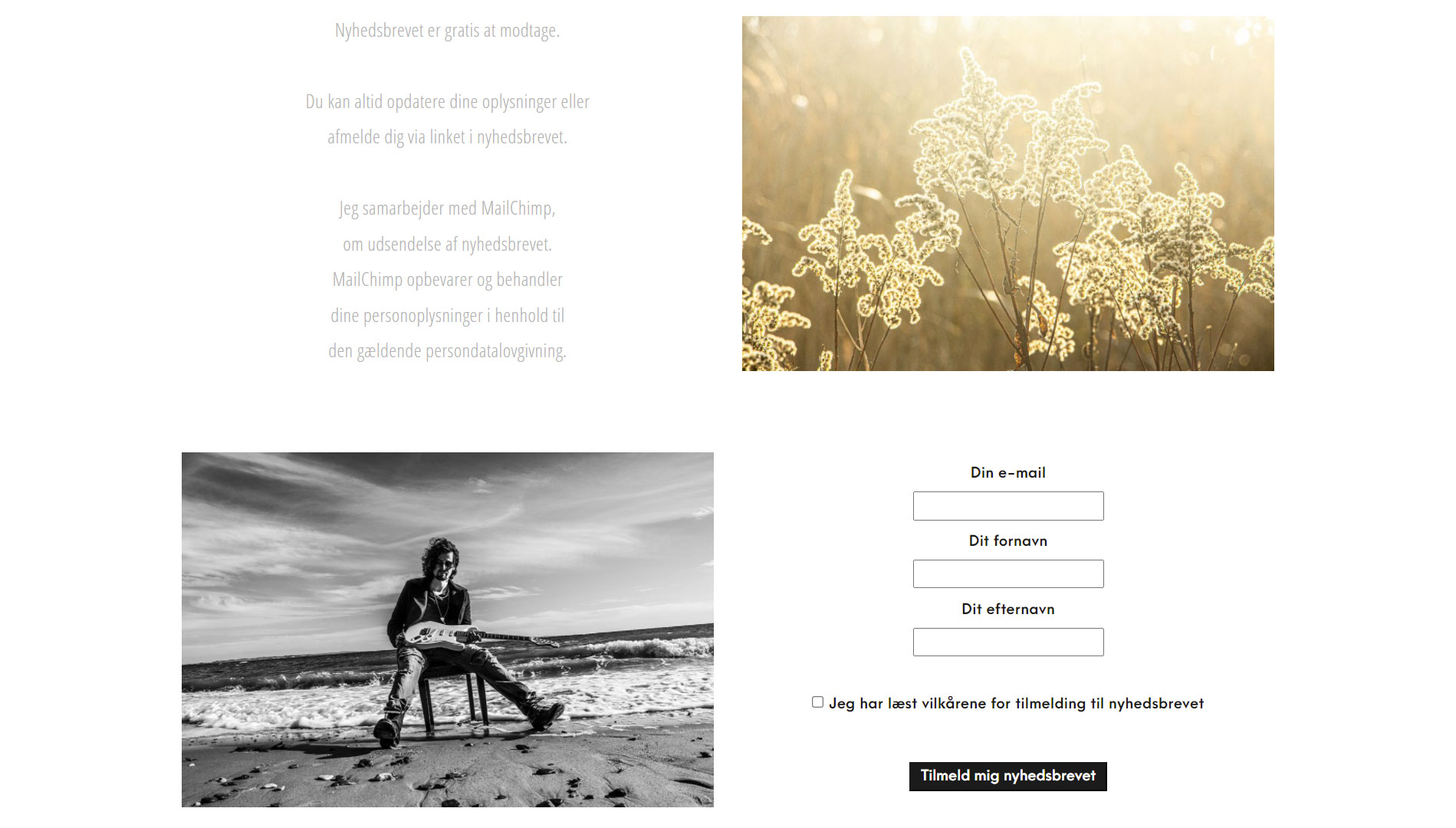 Portfolio med webdesign for Fotograf Henrik Espensen af freelance marketingkonsulent og freelance marketing konsulent i Randers Marketingsnedkeren