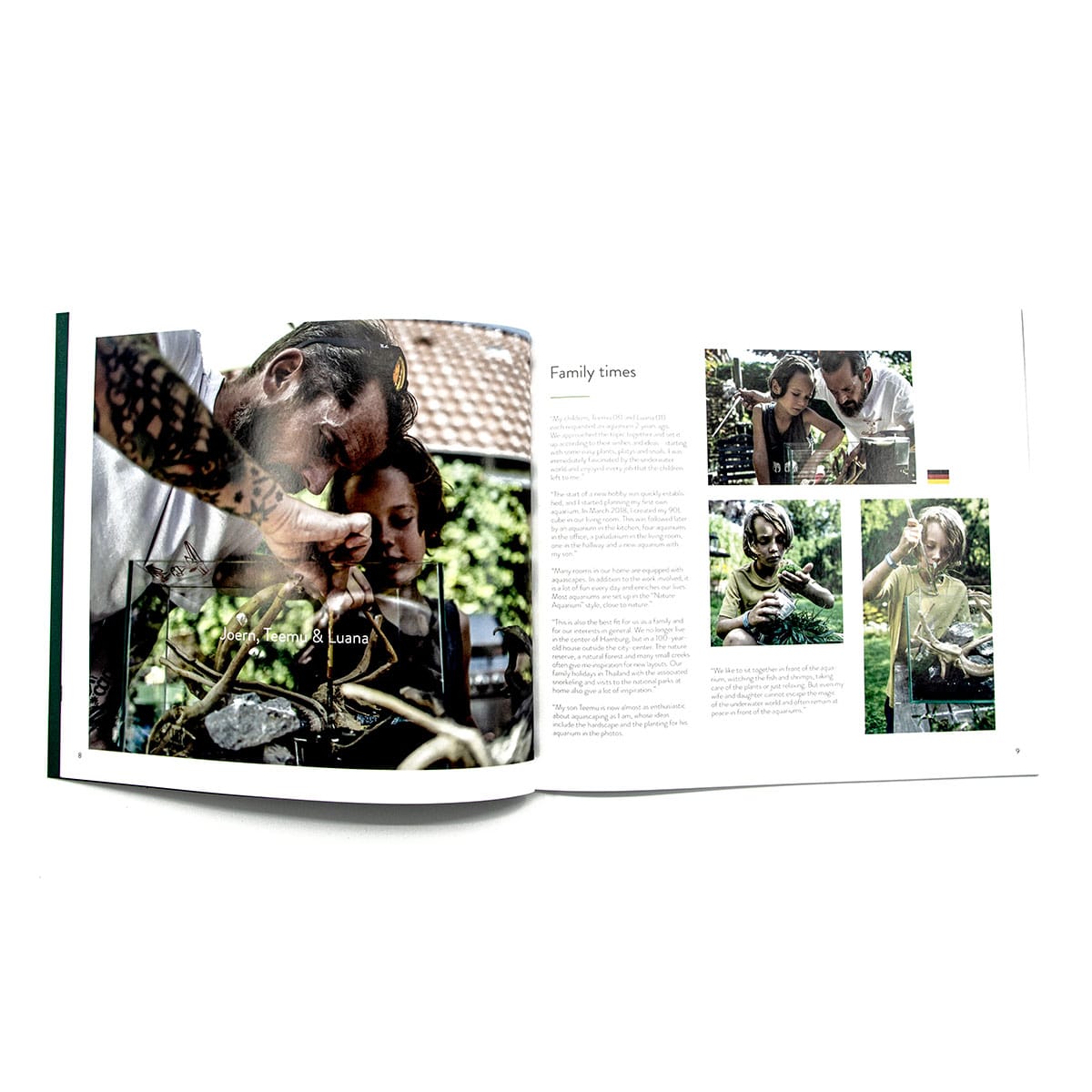 Portfolio med jubilæumsbog for Tropica af freelance marketingkonsulent og freelance marketing konsulent i Randers Marketingsnedkeren