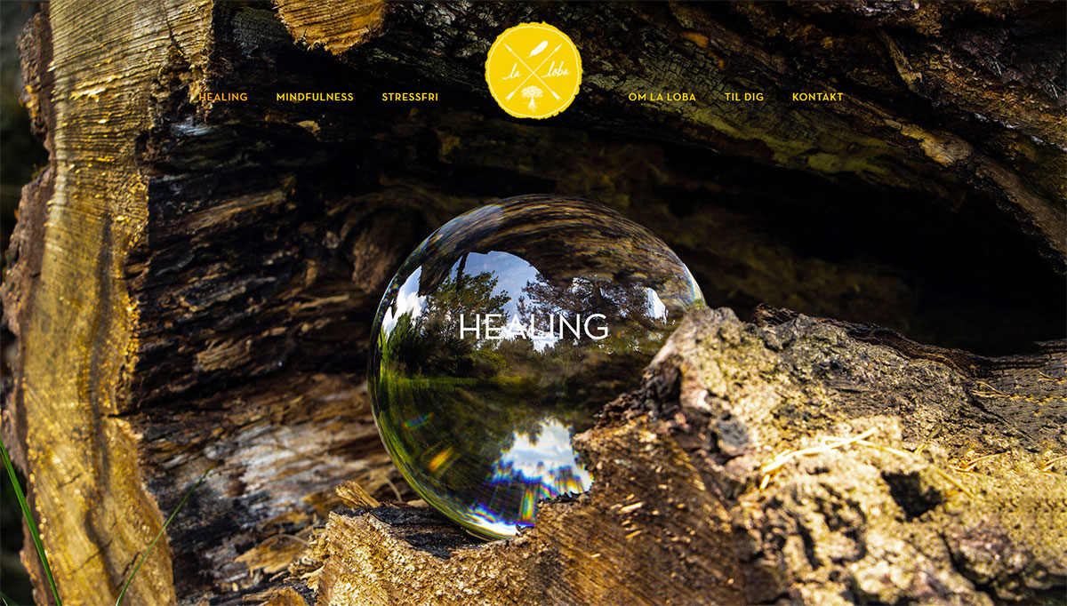 Portfolio med webdesign for La Loba af freelance marketingkonsulent og freelance marketing konsulent i Randers Marketingsnedkeren