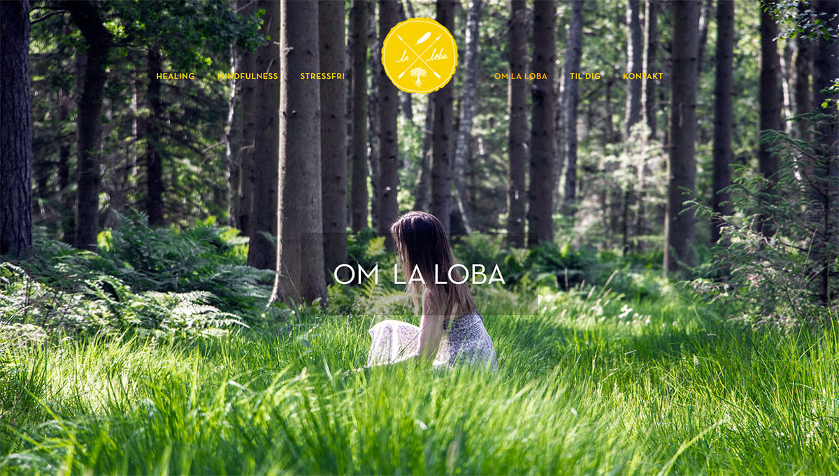 Portfolio med webdesign for La Loba af freelance marketingkonsulent og freelance marketing konsulent i Randers Marketingsnedkeren