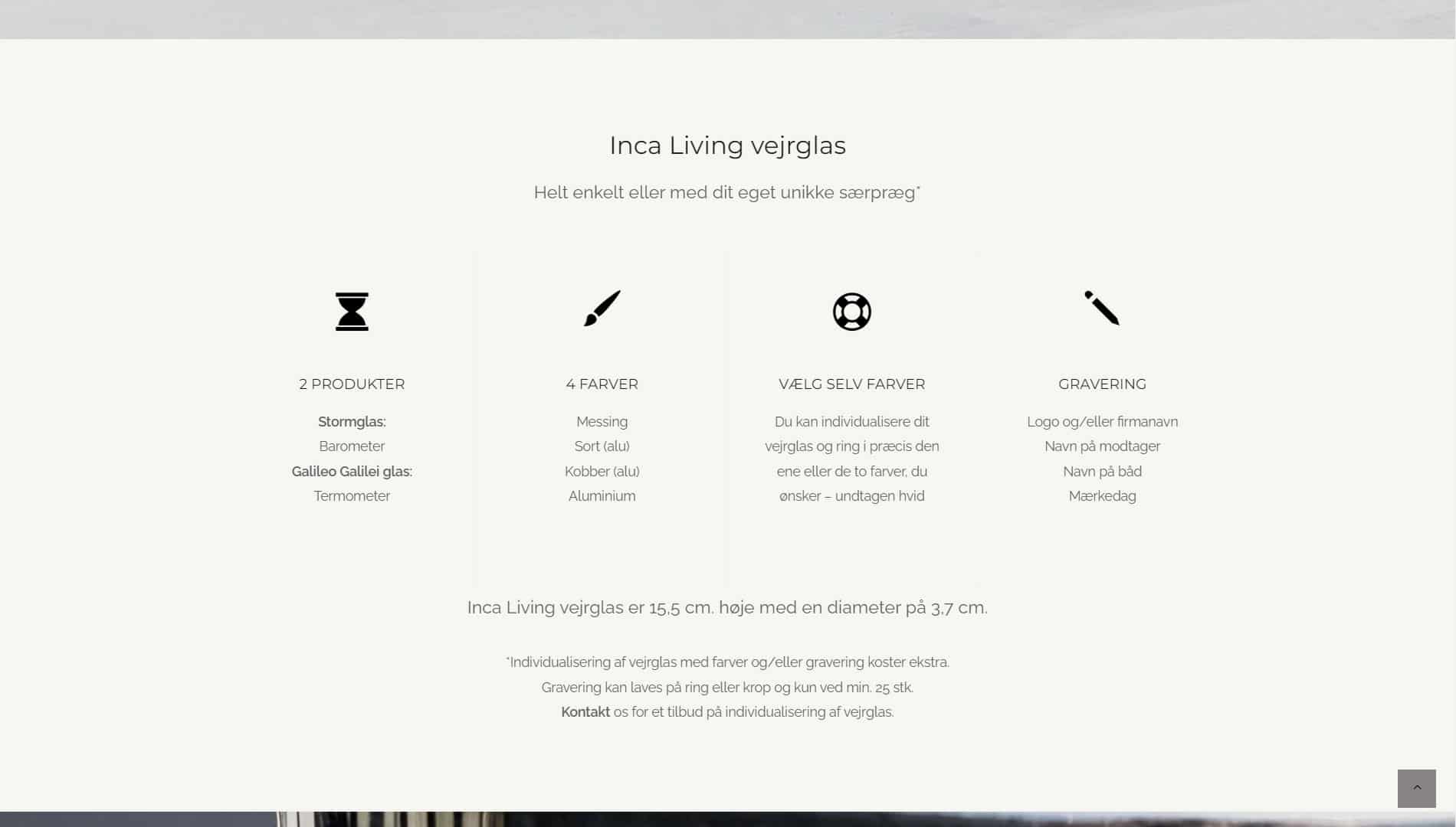 Portfolio med design af webside med webshop for Inca Living af freelance marketingkonsulent og freelance marketing konsulent i Randers Marketingsnedkeren