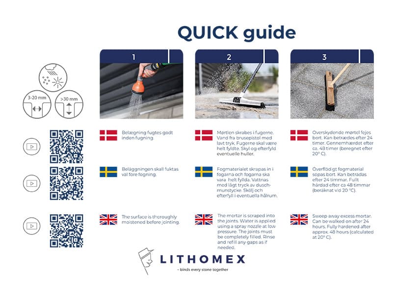 Design af emballage / spand til Lithomex Quicksand designet at grafisk designer og freelance marketing konsulent Marketingsnedkeren