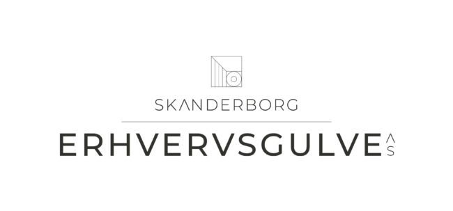 Logo til Skanderborg Erhvervsgulve designet af grafisk designer og freelance marketing konsulent Marketingsnedkeren